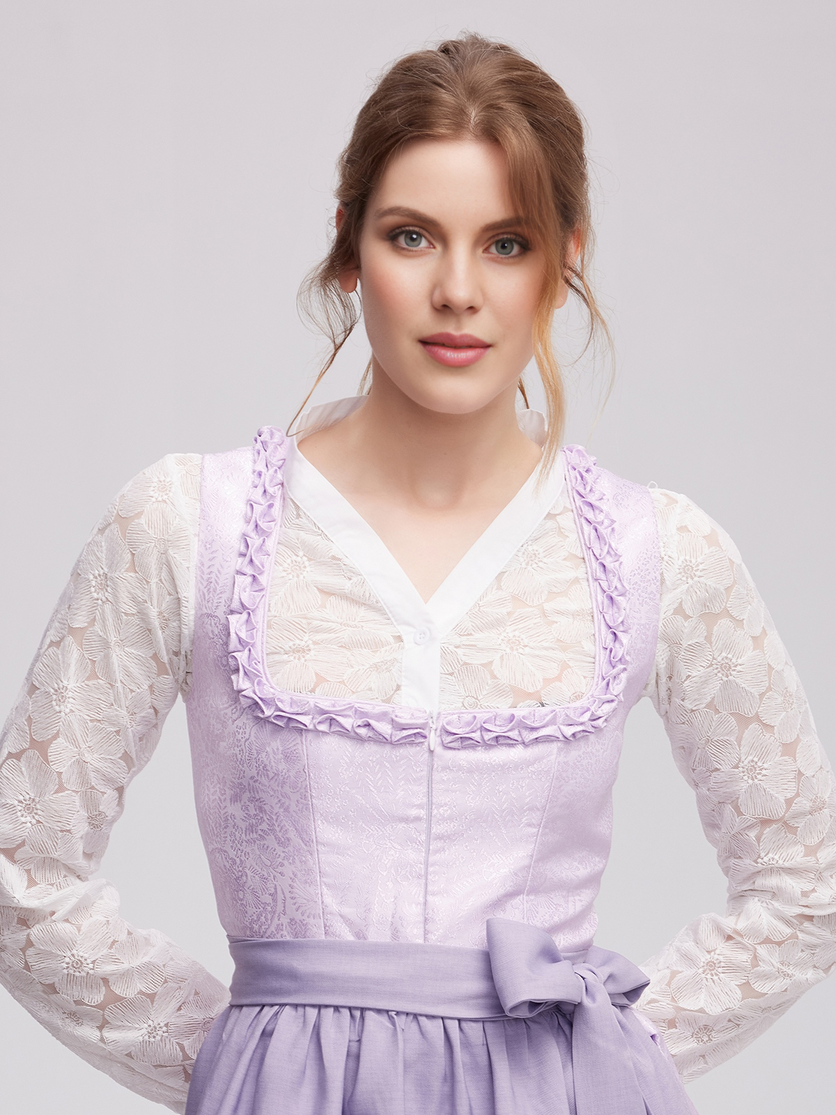 Grün Rosa Dirndl in eleganter Ausführung