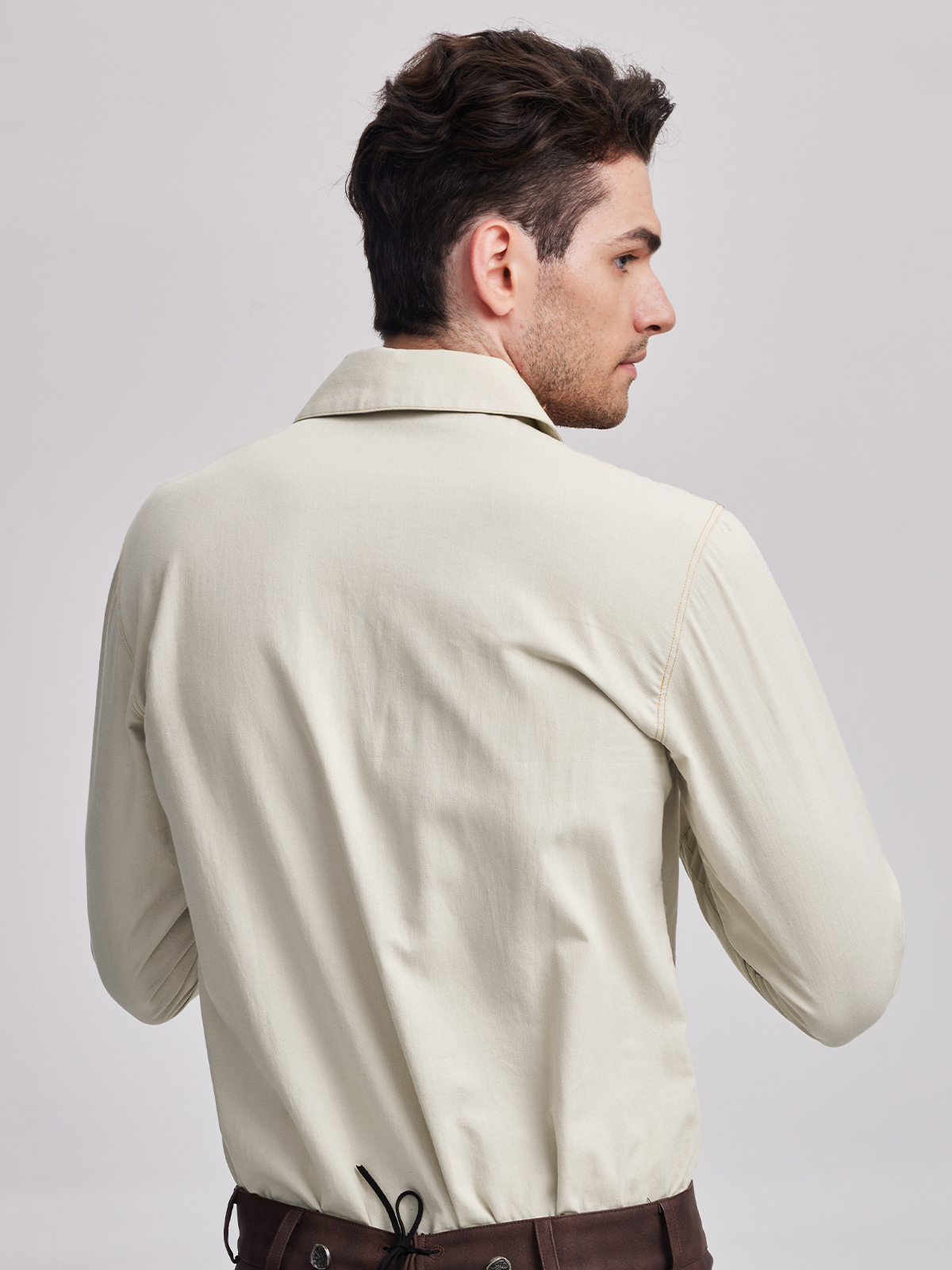 Beige Dirndl Bluse