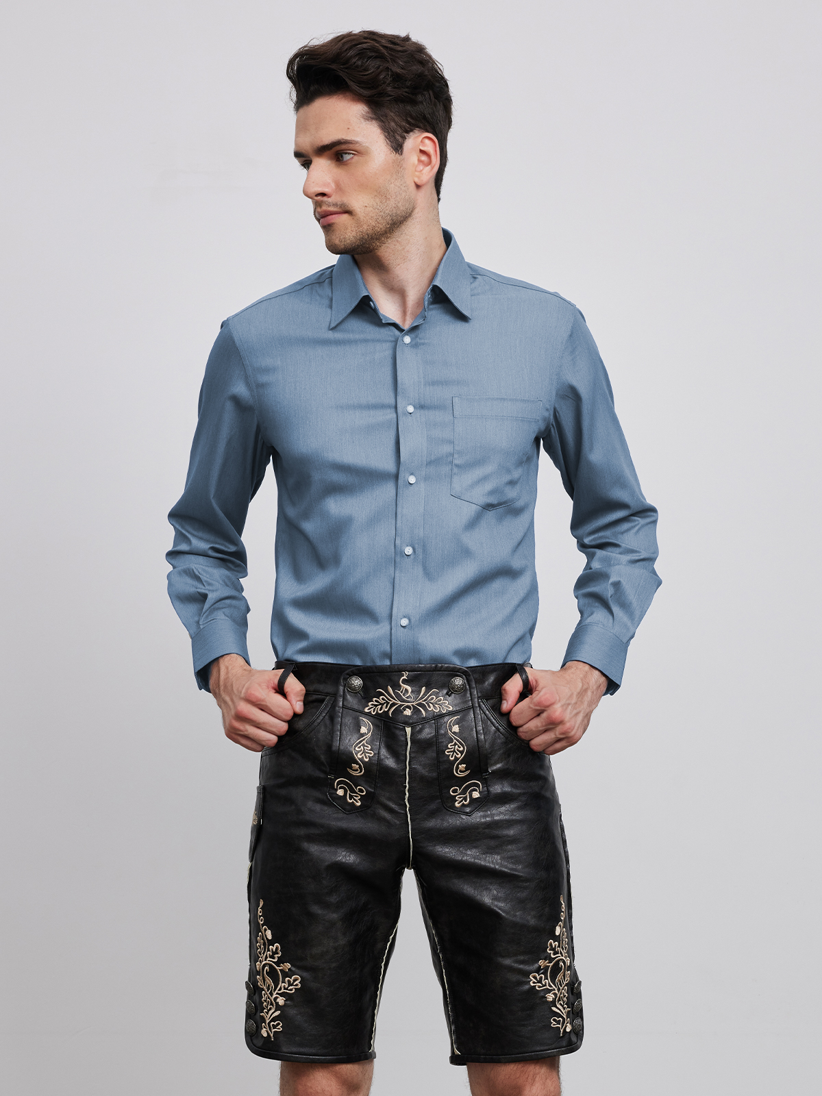 Modernes blaues Dirndl von Jeinn
