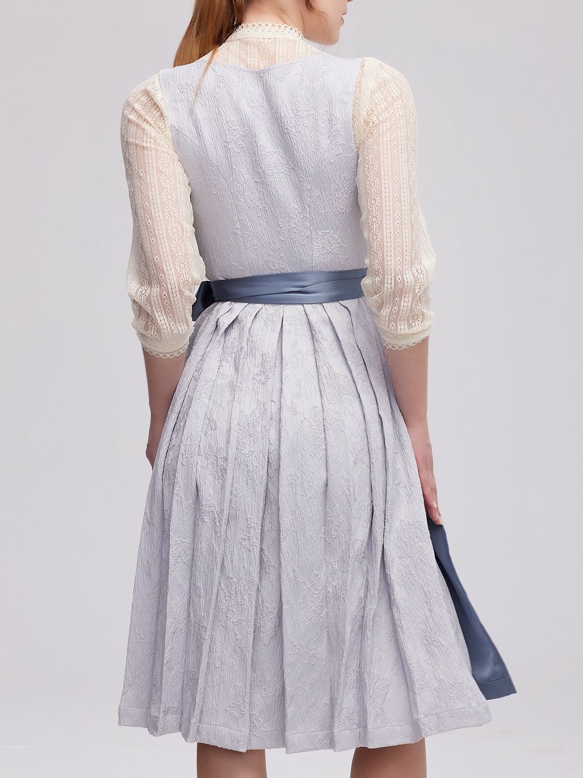 Dirndlbluse Kinder in Blau