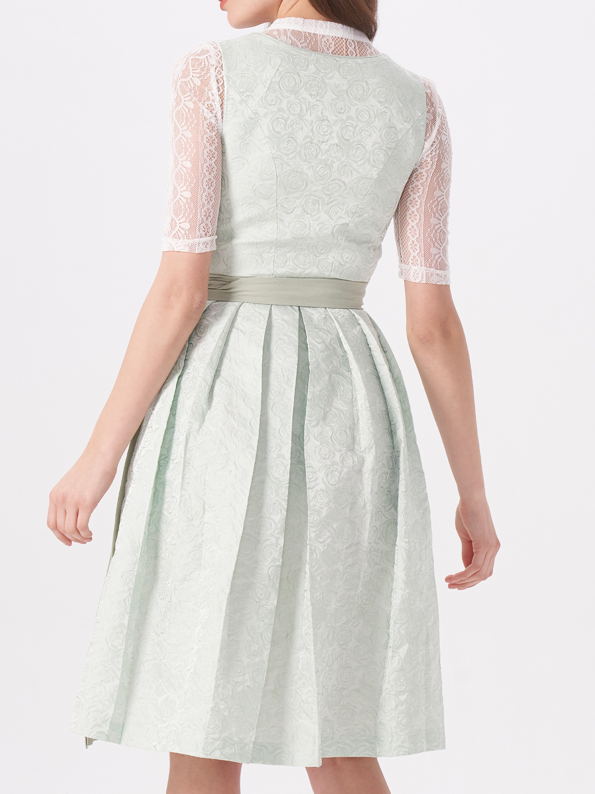Dirndl mit Herzausschnitt in Grün