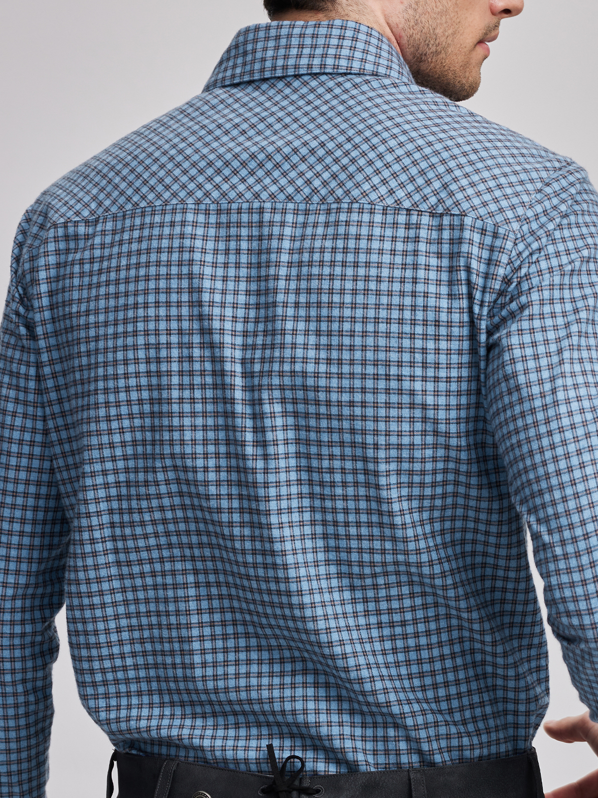 Dirndlbluse in Blau