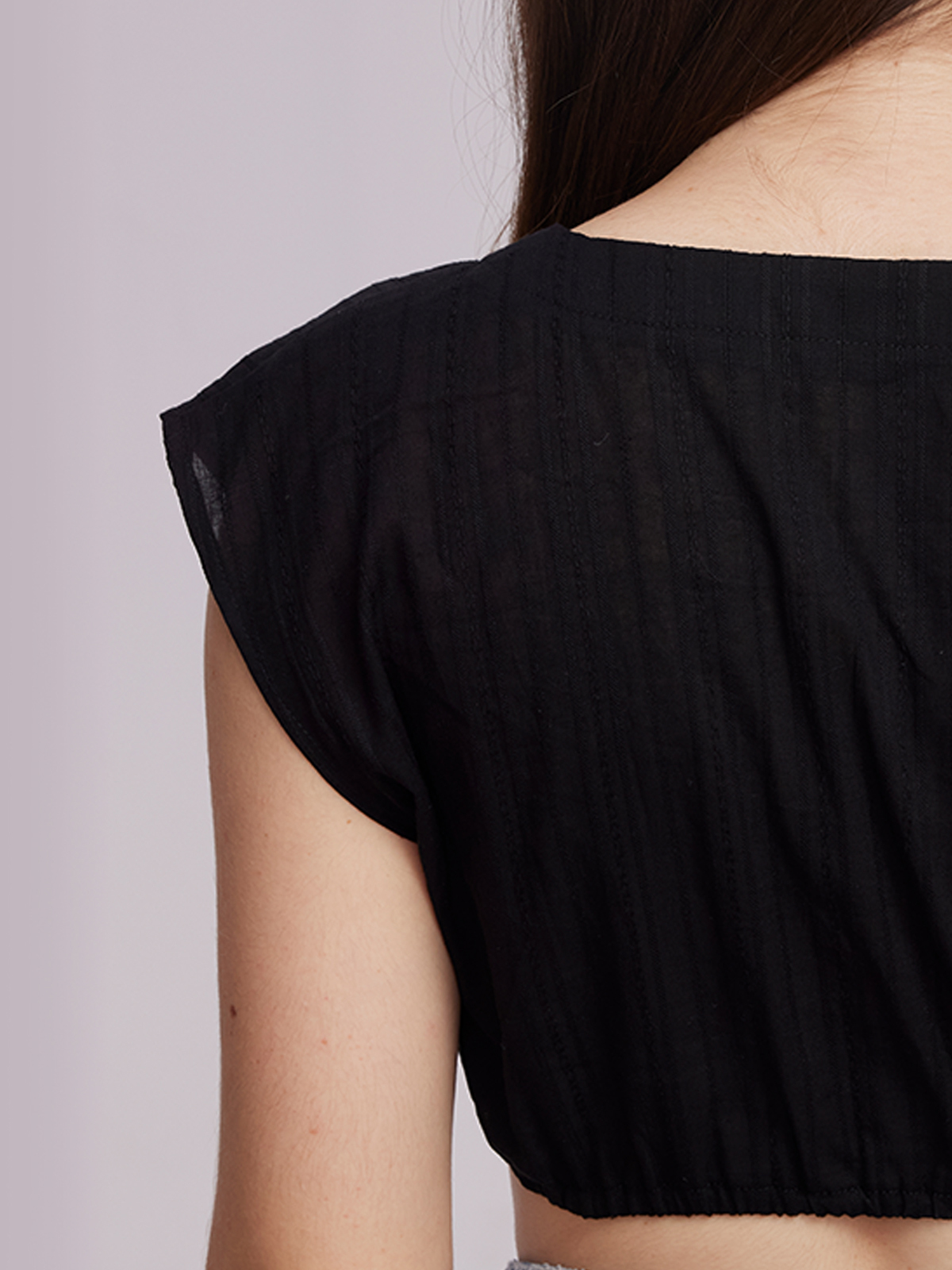 Dirndl Bluse in Schwarz